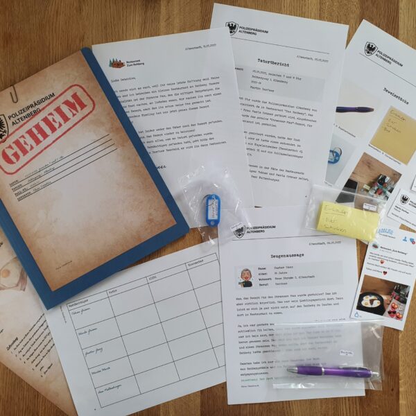 Das verschwundene Geheimrezept - Detektivfall