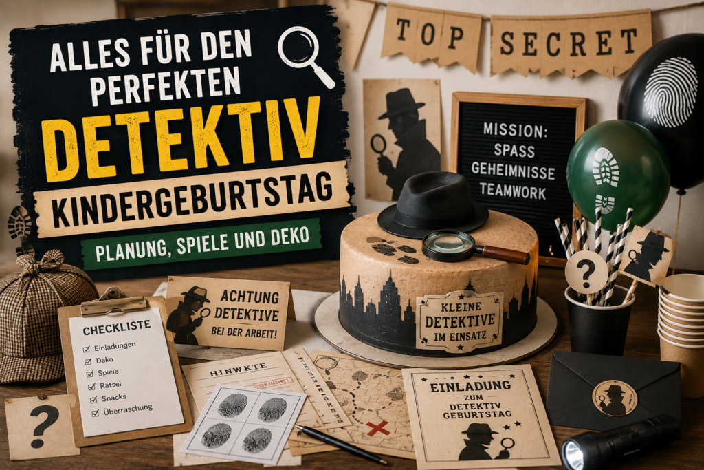 Detektiv-Kindergeburtstag